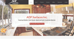 Desktop Screenshot of adpsurfaces.com